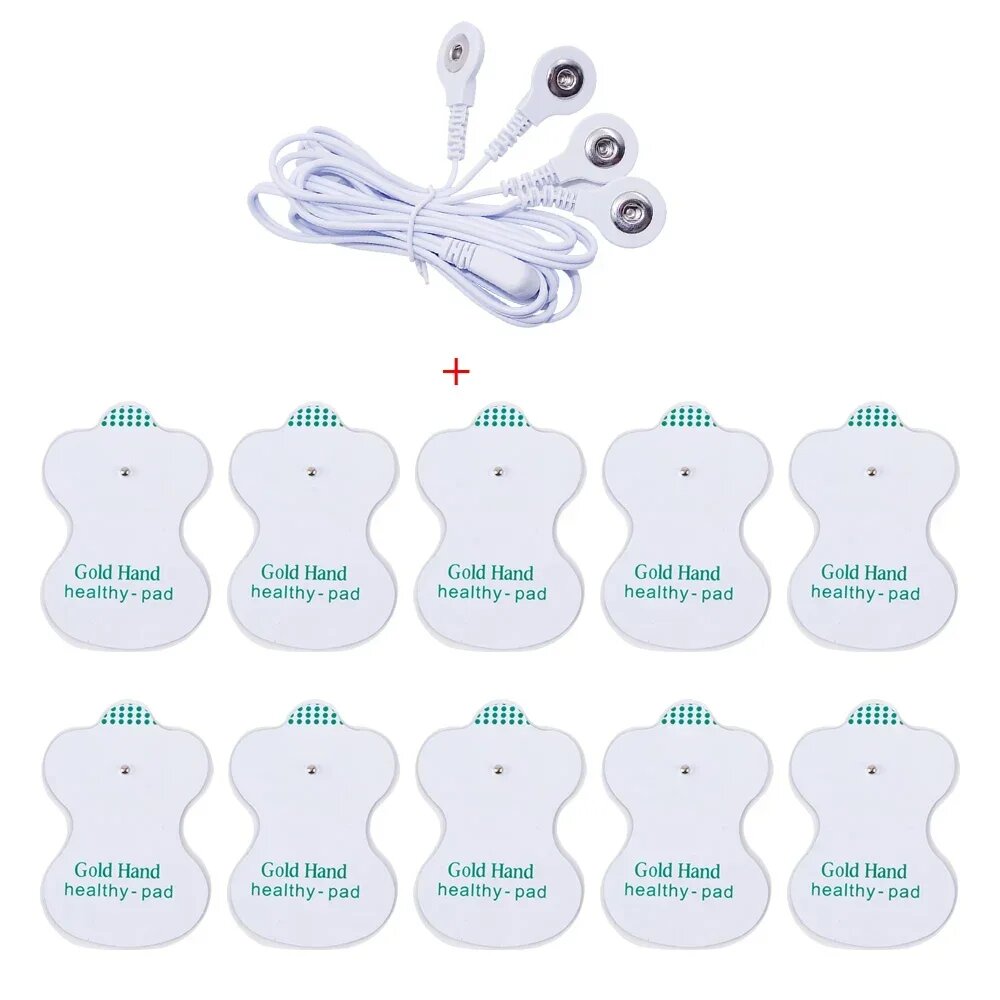 Электродные накладки SALORIE для TENS устройства, 10 Pads 1 Wire