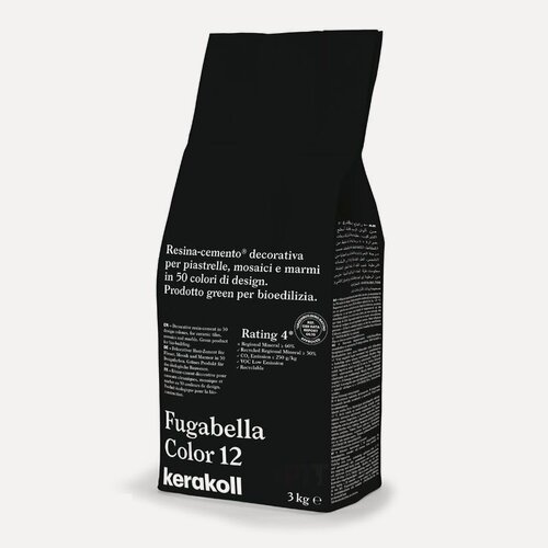 Изображение товара Затирка для плитки полимерцементная Kerakoll Fugabella Color (3кг) 12