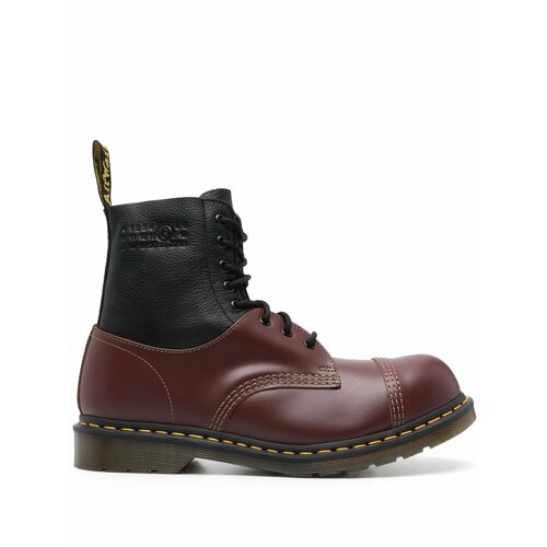 фото Ботинки mm6 dr. martens, размер 39, красный