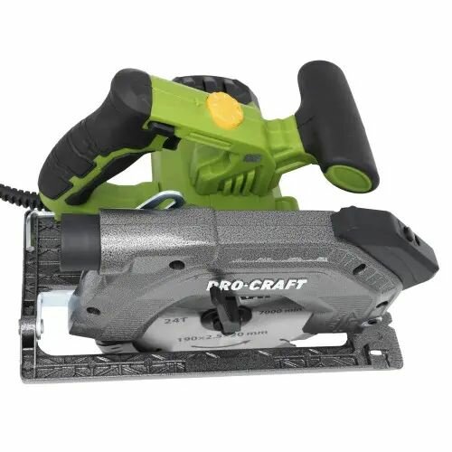 Циркулярная пила Procraft KR2350, 1600Ватт,65мм пропил, лазер — фото 1