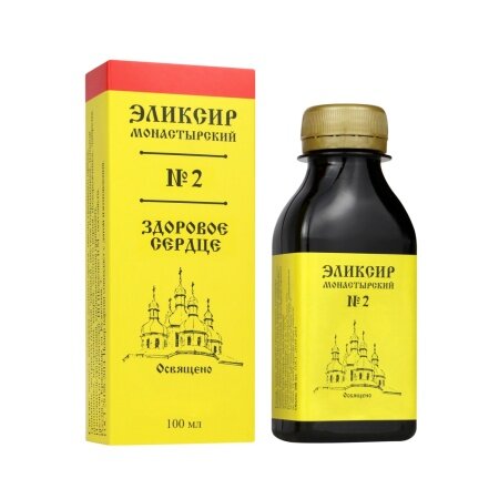 Эликсир Монастырский 2 Здоровое сердце 100мл Архыз