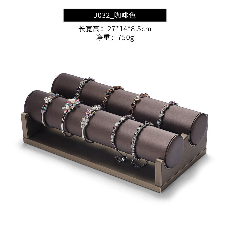 Стеллаж Hongtai J032, для ювелирных изделий, матовый, искусственный, кожаный, с шейным сиденьем