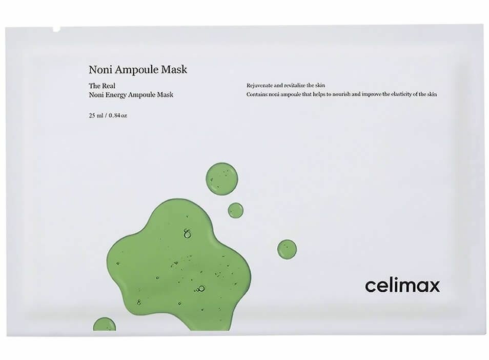 Маска для лица Celimax "Energy Ampoule" тканевая, с экстрактом нони