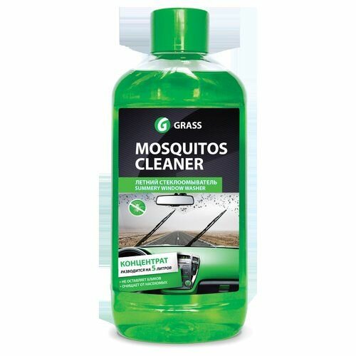 GRASS Концентрат летнего стеклоомывателя Mosquitos Cleaner 1л (упак 16 шт) арт.110103 GraSS 110103