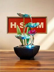 Фонтан для дома-лотос, для спальни и офиса декоративный интерьерный декор для дома