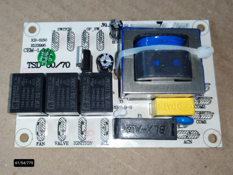 Плата управления 61/54/779 для ТДП-200003000050000(50) ТДПН-20000 30000(18) TEA 61/54/779