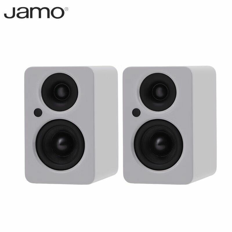 Стерео HIFI активный динамик jamo MINI Bluetooth 5.0 / USB интерфейс/Светло-желтый