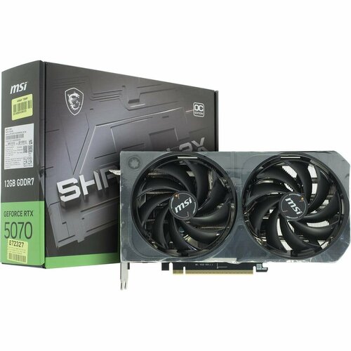 Видеокарта Msi Shadow 2X GeForce RTX 5070 12G SHADOW 2X OC 84990₽