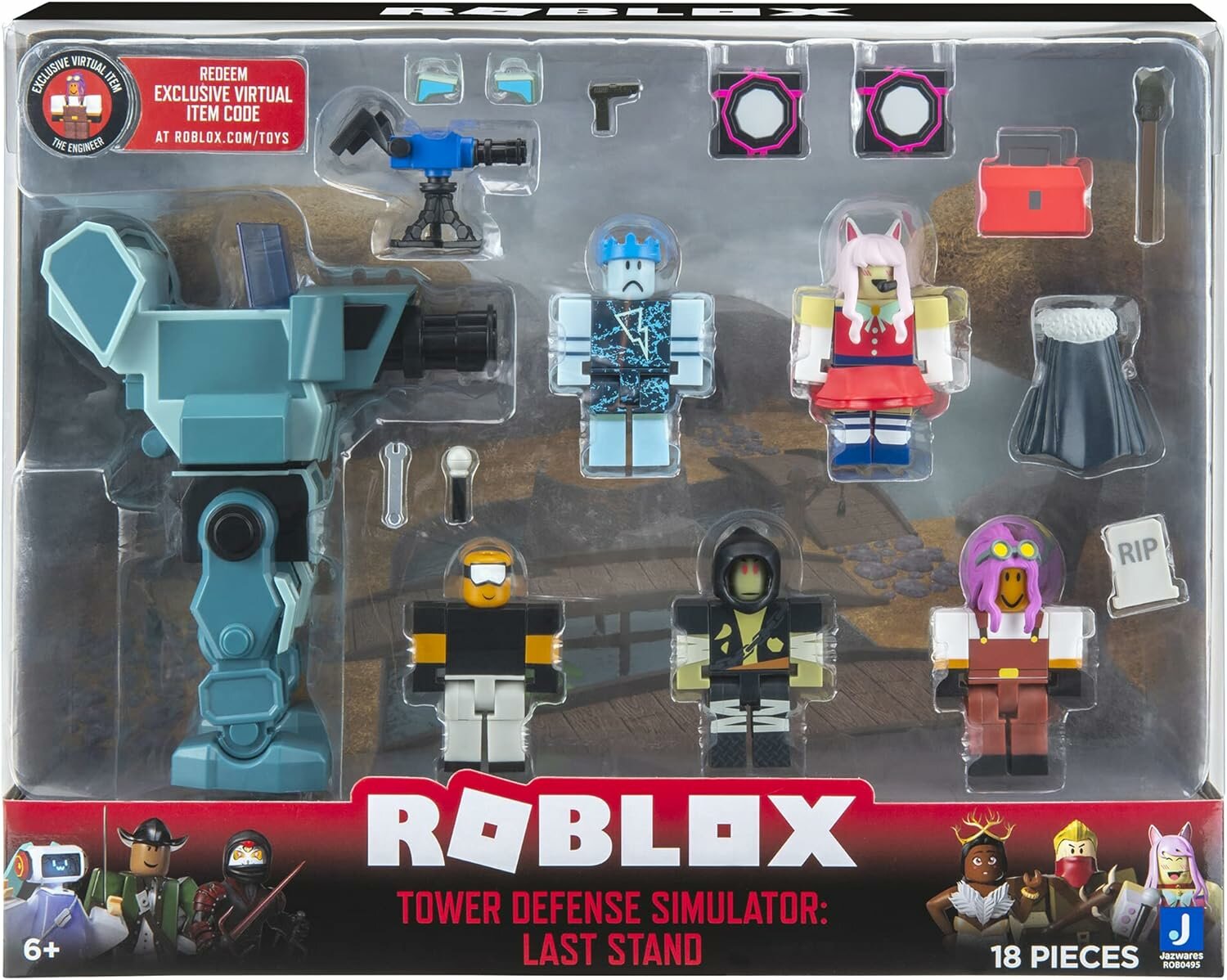 Набор фигурок Roblox Action Collection - Tower Defense Simulator: Last Stand Playset ROB0495