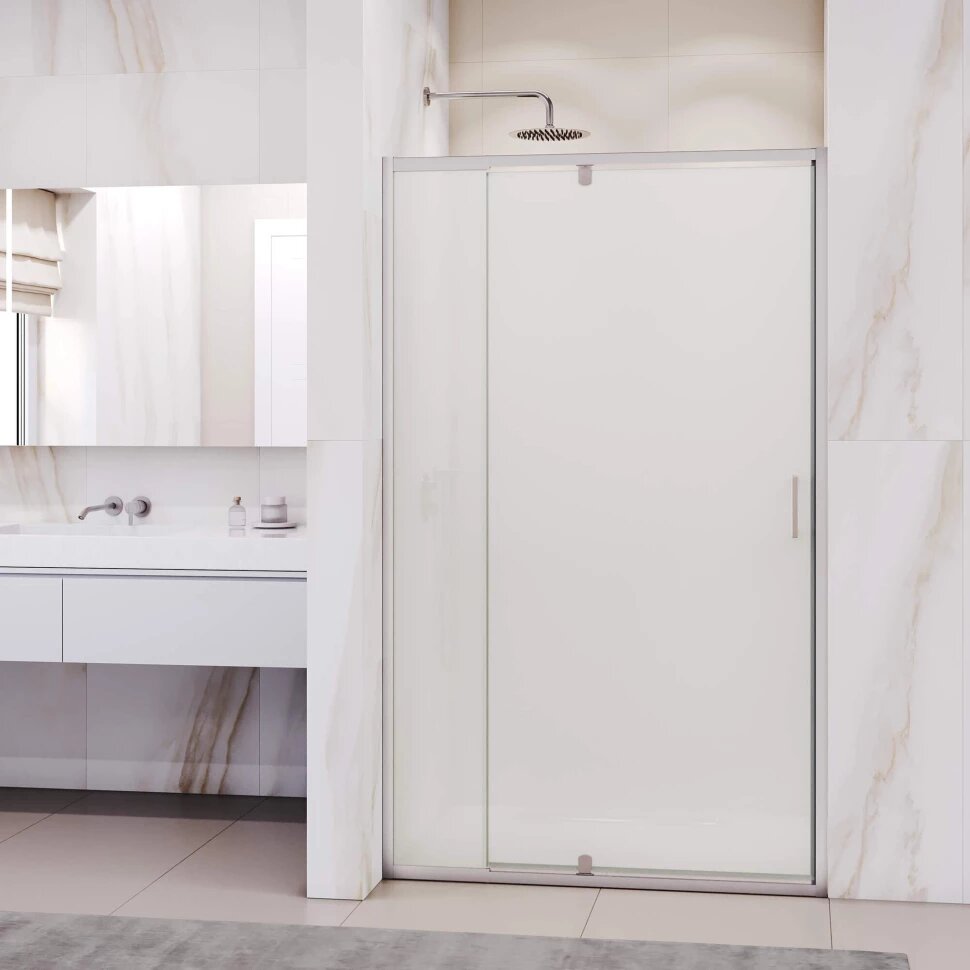 Душевая дверь RGW Passage PA-008 350800813-21 1185-1315 см профиль хром стекло матовое