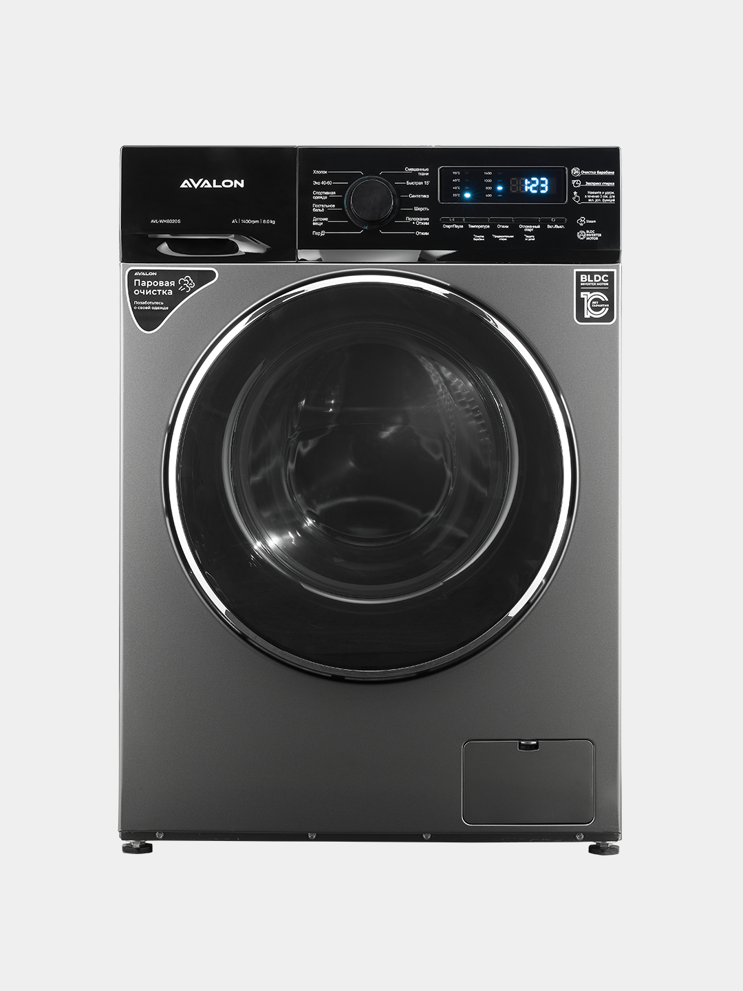 Стиральная машина Avalon AVL-WM 8020 S (8 кг) инверторный двигатель, A+++ — фото 1