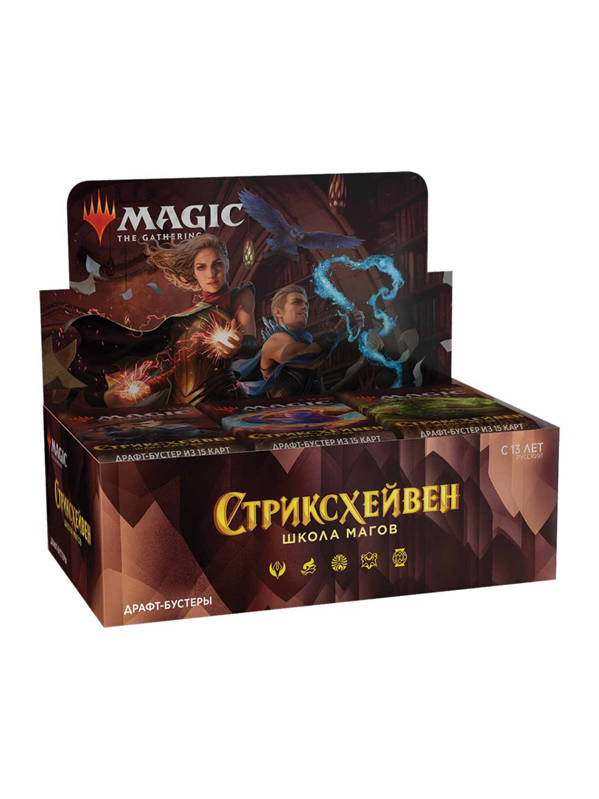 Magic The Gathering: Дисплей драфт-бустеров MTG издания Стриксхейвен Школа Магов на русском