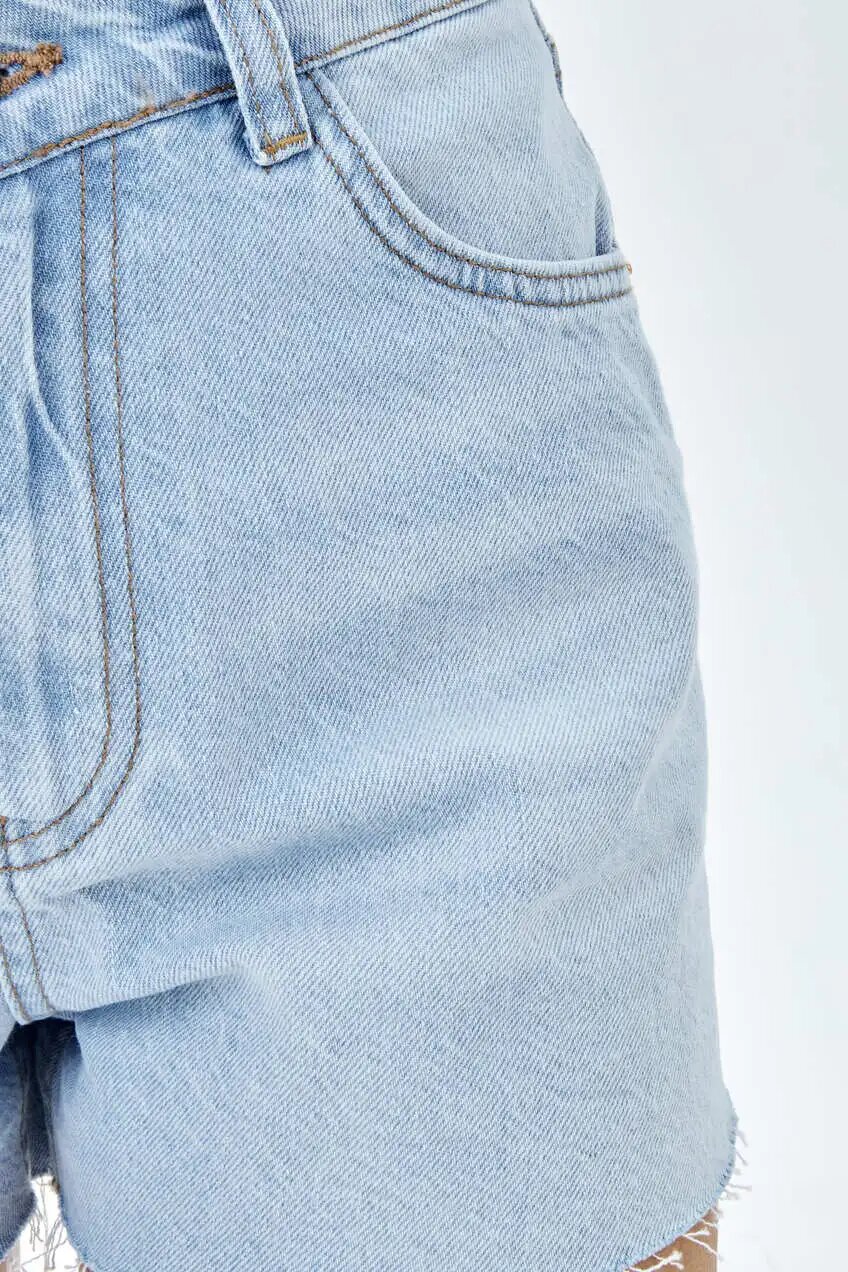 Шорты Selfie, размер 26, голубой — фото 1