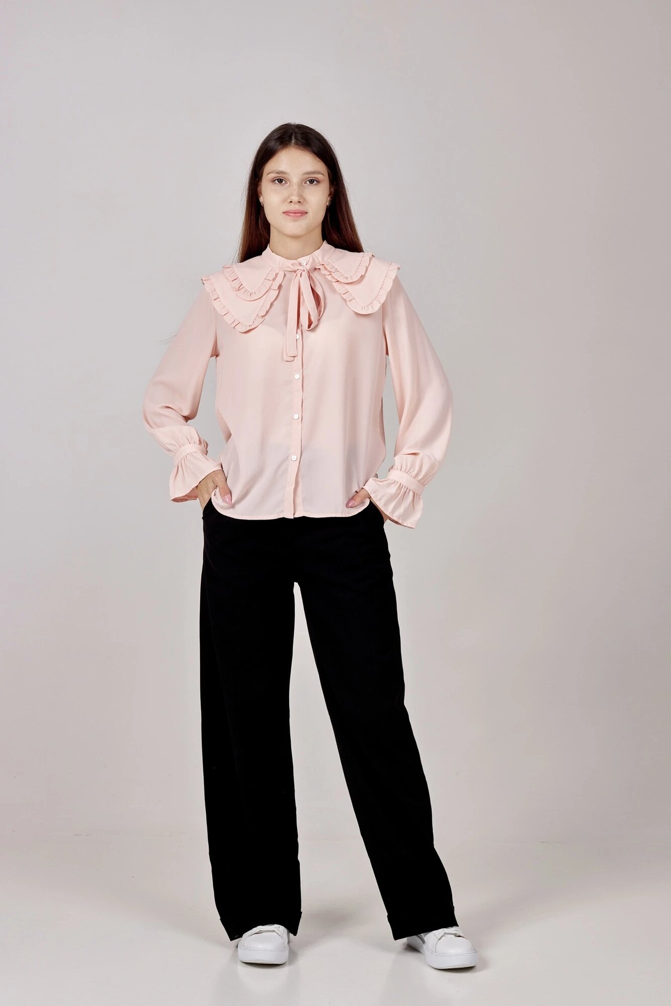 Рубашка Selfie, размер XS, розовый — фото 1