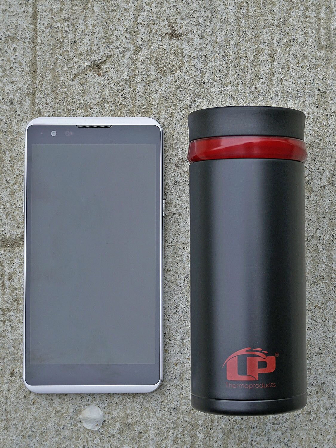 Термос карманный мини с узким горлом стальной для кофе с собой, термобутылка для воды LP 0.2л черный матовый — фото 1