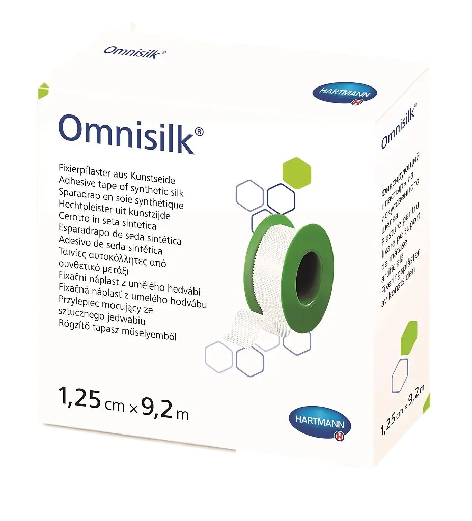 Пластырь ОмнисилкOmnisilk на шелковой основе 92 м х 125 см 1 шт