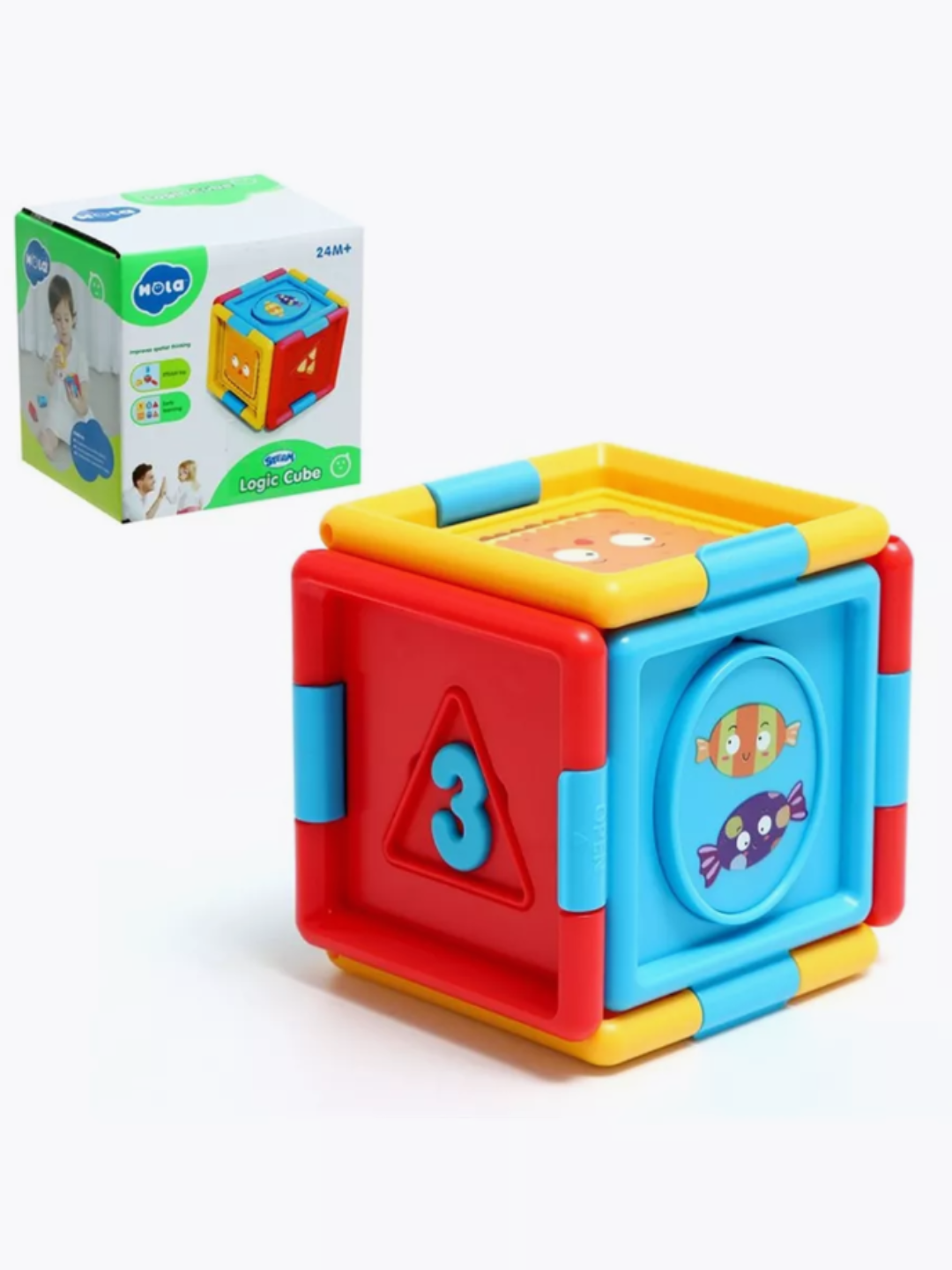 Набор музыкальных инструментов "Hola Moon", для детей 1-3 лет, пластик