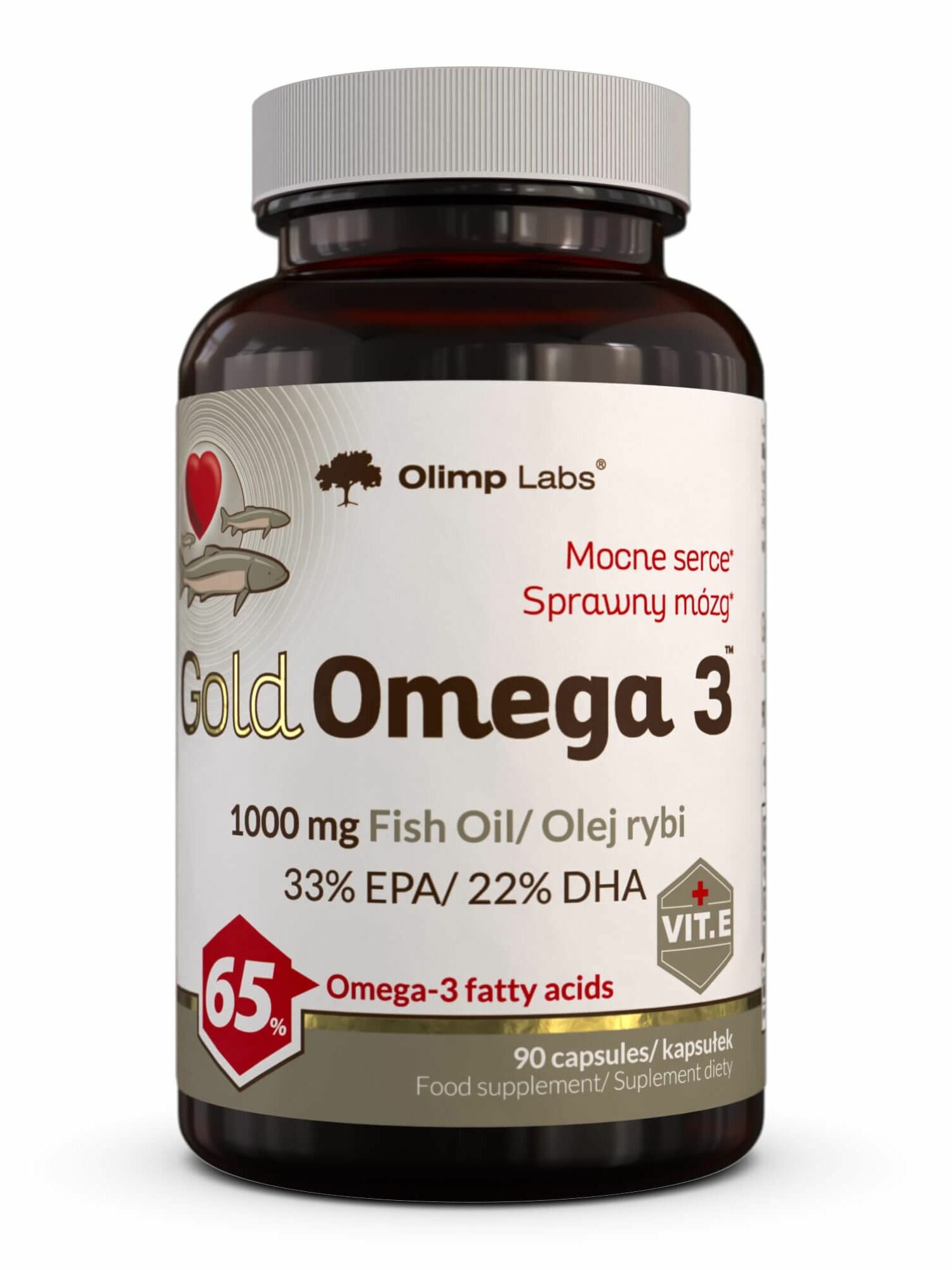Olimp Labs Gold Omega 3 1000 мг Омега 3 Рыбий жир для мозга сердца и сосудов для кожи волос и ногтей 90 капсул
