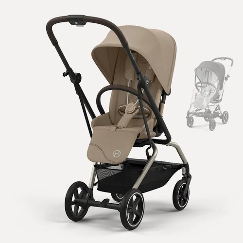 Изображение товара Прогулочная коляска Cybex Eezy S Twist+2, цвет Almond Beige TPE RC (Бежевый), артикул производителя 524000761