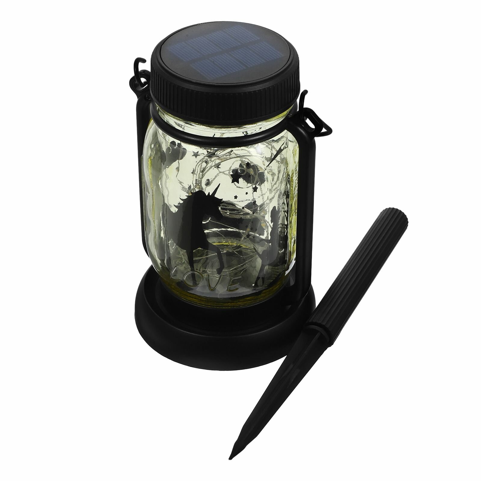 Эко-светильники на солнечных элементах для ландшафтного дизайна создают комфортное освещение 2 pcs 12.5x10x10 см