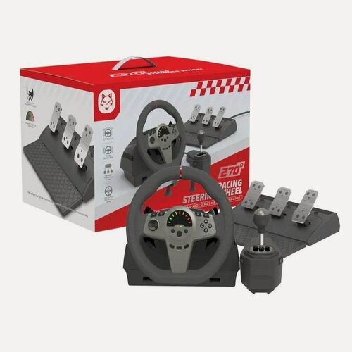 Изображение товара Игровой руль, для Nintendo Switch/Computer/PlayStation/Xbox, черный