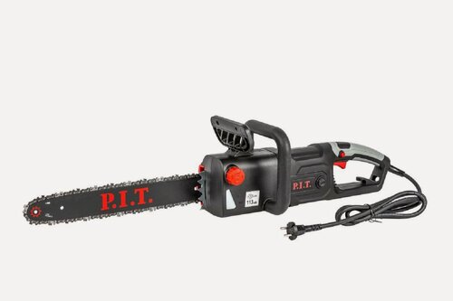 Изображение товара Пила цепная электрич. P.I.T. PKE405-C7 (2400Вт, 405мм, 8500 об/мин, 15м/с, автоподача масла, тормоз)