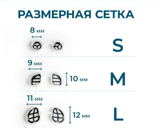 Фильтры Назальные Фильтры для носа MYFILTER размер S, упаковка 2 шт, гипоаллергенные, трехслойные, с угольной фильтрацией