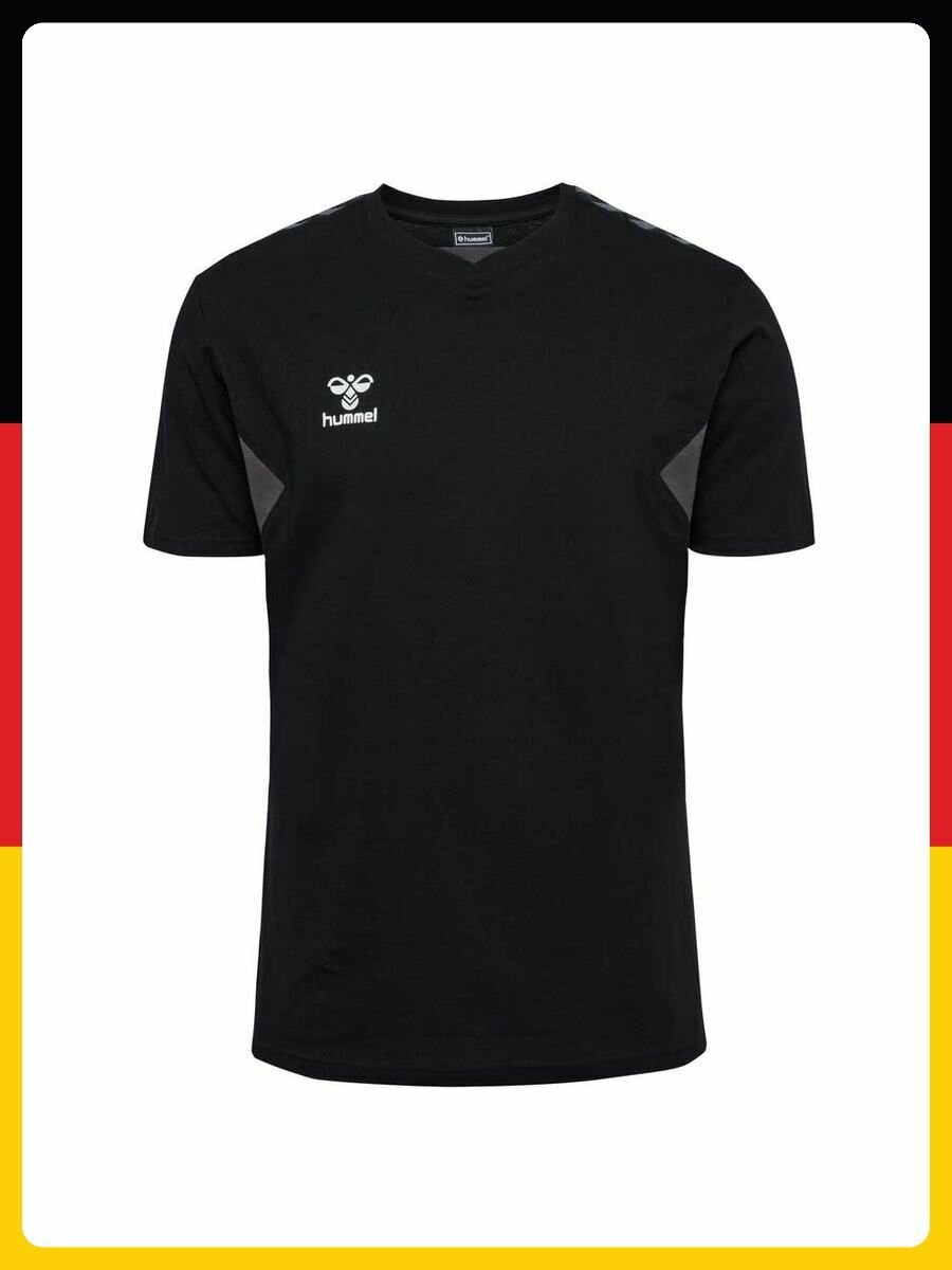 Футболка спортивная hummel, размер 3XL, черный