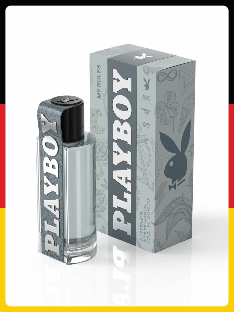 Туалетная вода PLAYBOY My Rules Eau de Toilette, 60 ml