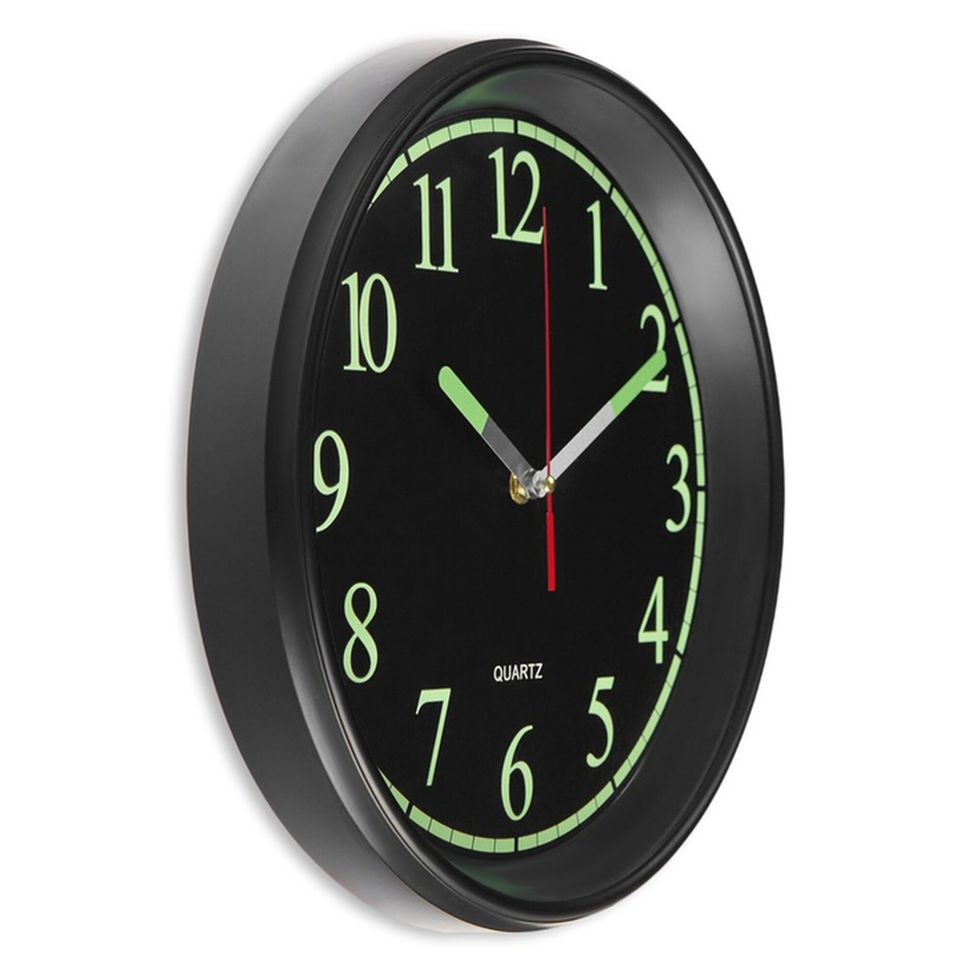 Часы настенные интерьерные «Илони», плавный ход, флуоресцентные, d-30 см — фото 1