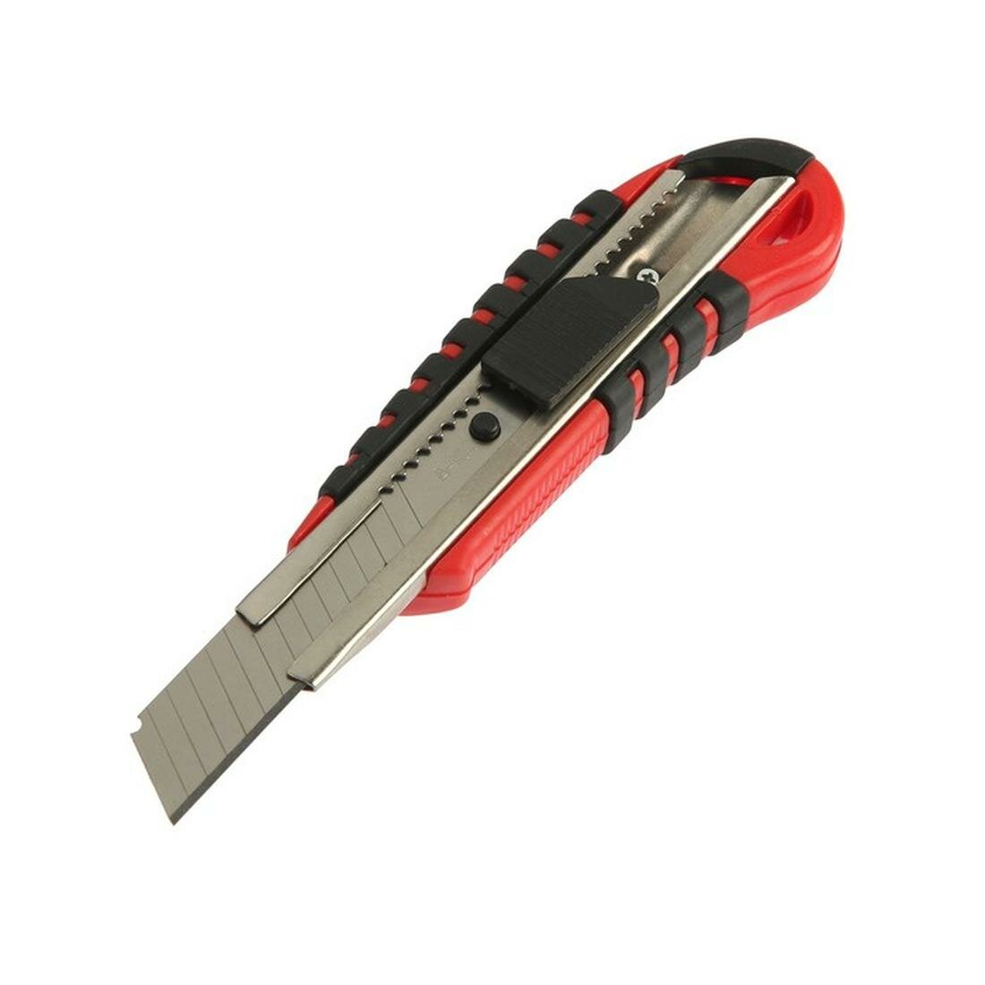 Нож ЛОМ 2К корпус металлическая направляющая ширина лезвия 18 мм