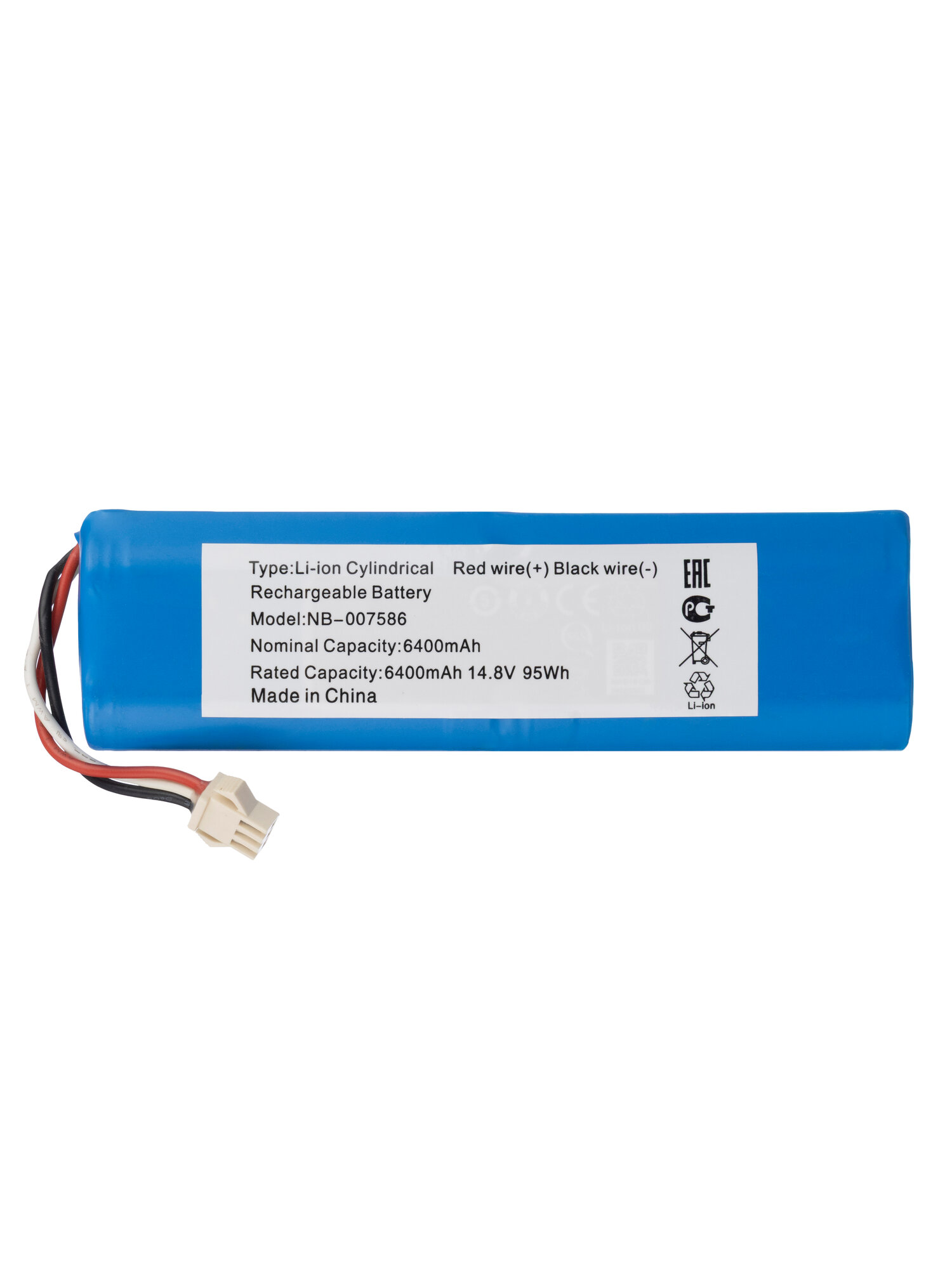 Аккумулятор для робот пылесоса Roidmi EVE, Xiaomi Lydsto R1, Viomi S9 (6400mAh, 14.4V) — фото 1
