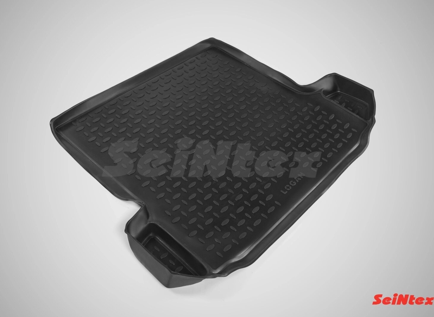 Коврики в багажник для Renault Logan (с карманами) 2004-2014 SeinTex RENAULT LOGAN c карман (полимерн.)