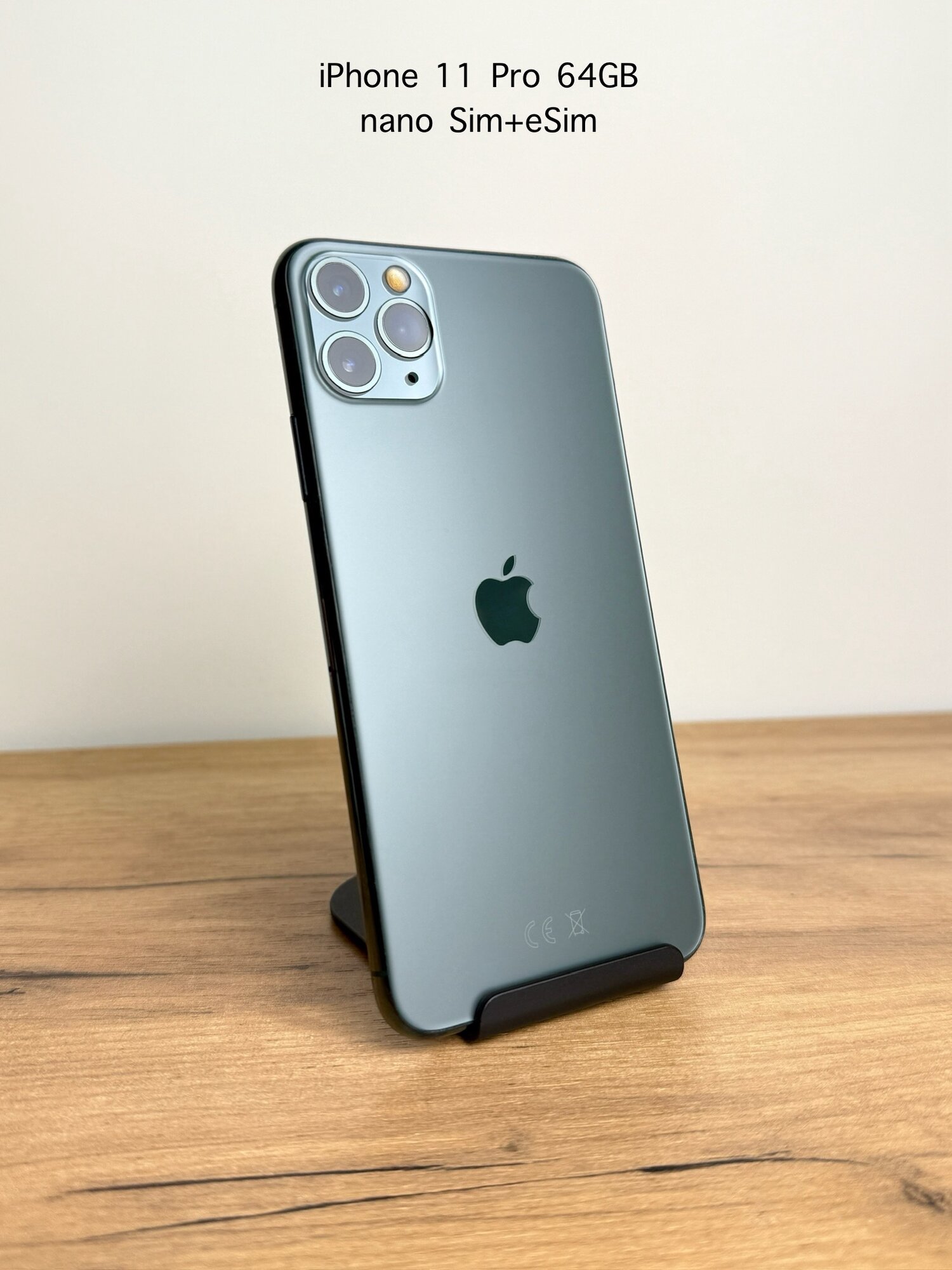 Смартфон Apple iPhone 11 Pro 64 ГБ, nano SIM+eSIM, темно-зеленый