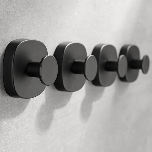 Изображение товара Вакуумные крючки на присоске Без сверления 4 шт