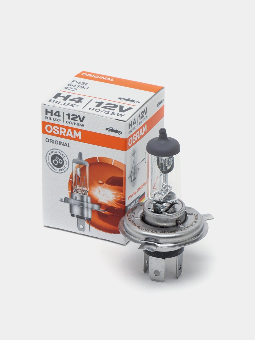 Лампы OSRAM H4 60/55W галогенные лампы