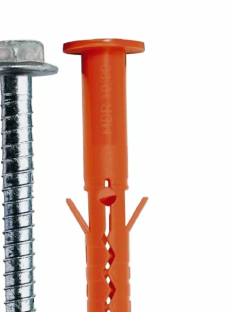 Дюбель-гвоздь фасадный с бортиком ш/гр головка MBRK-STB 10х80 HEX PROF 5шт