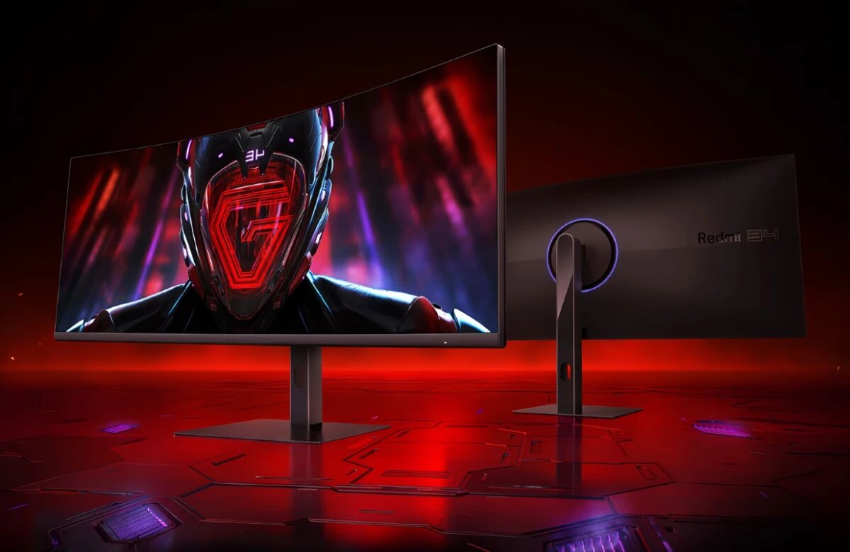 Монитор Xiaomi Redmi Surface Display, 34" , G34WQ, 180Hz, (C34WQBA-RG), 3440×1440, CN — фото 1