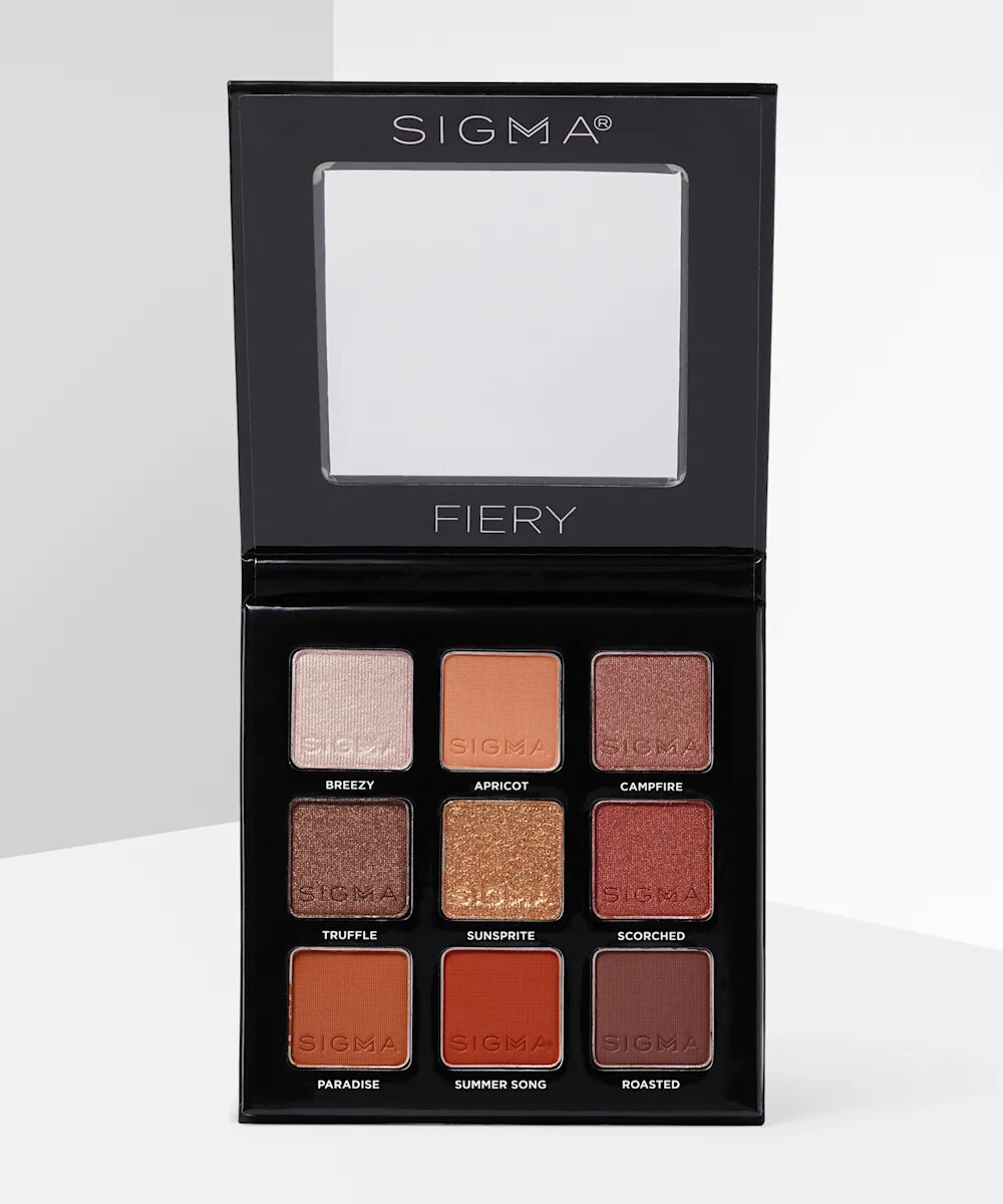 Палетка теней для век Sigma Beauty Fiery Eyeshadow Palette