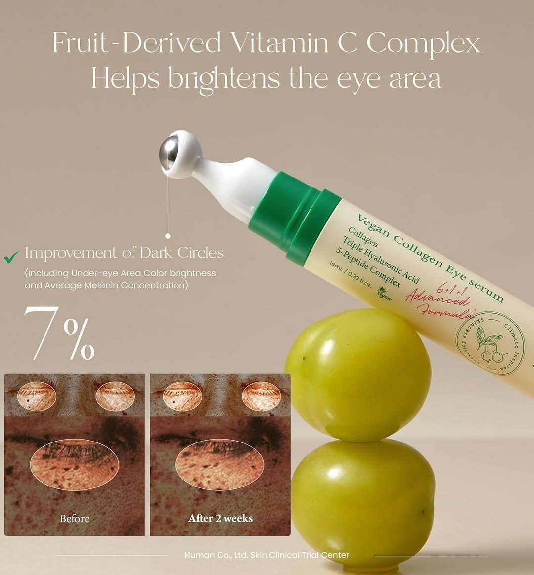 Сыворотка AXIS-Y Collagen Eye Serum, роликовый аппликатор, веганская, 10 мл