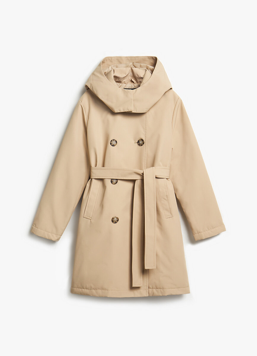 Пальто Funday размер 140 бежевый