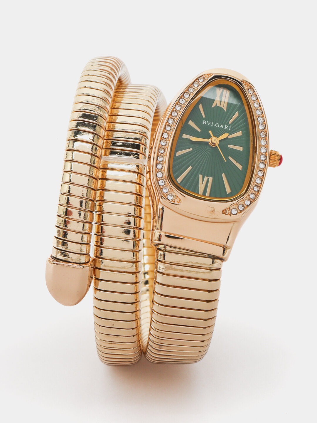 Наручные часы BVLGARI Snake, зеленый,