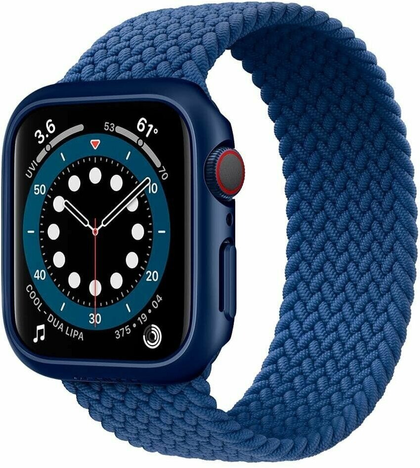 Чехол Thin Fit Apple Watch 44 mm / 45 mm синий
