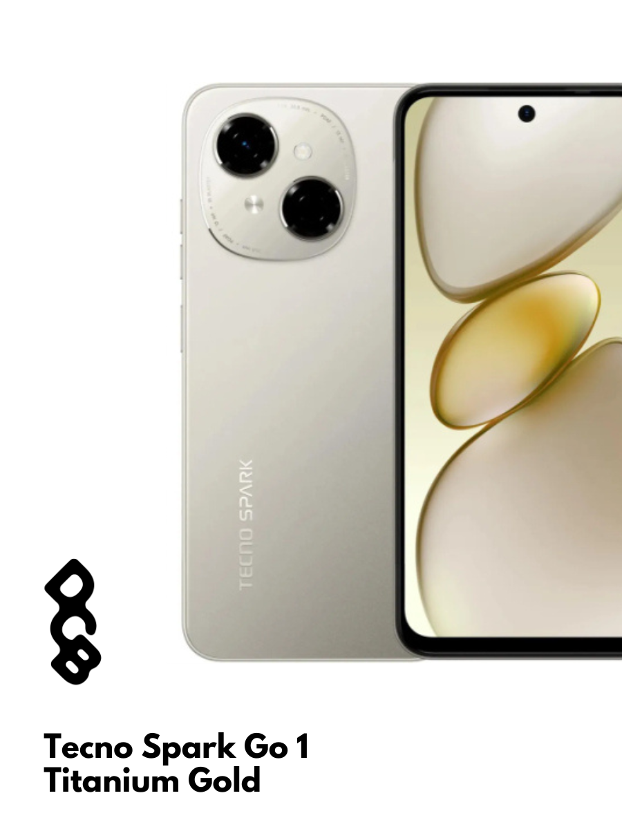 Tecno Смартфон Spark Go 1 Ростест (ЕАС) 4/128, золотистый, 120 Гц