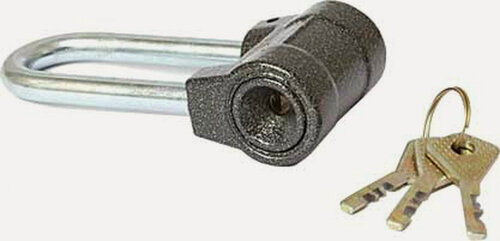 Изображение товара Замок навесной ЧАЗ ВС2-4А-01, алюминиевый, морозоустойчивый, 123x54000 мм