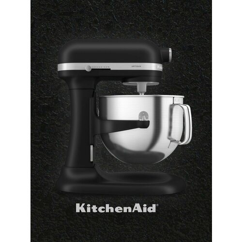 фото Планетарный миксер kitchenaid artisan 6.6 л, 5ksm70shxebm, черный матовый