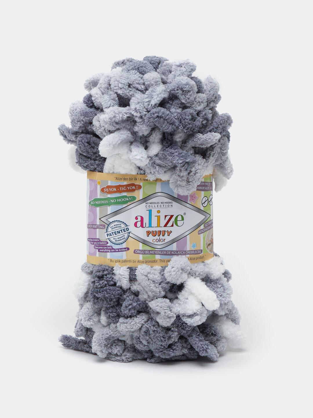 Пряжа с большими петельками Puffy Alize, разные цвета