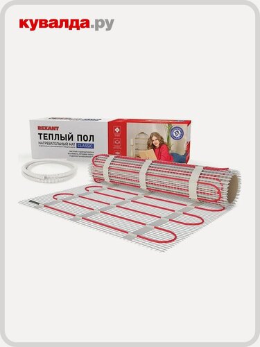 Изображение товара Мат нагревательный REXANT 51-0502-2 Classic RNX -1,0-150 двухжильный с экраном