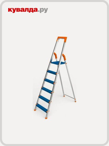 Изображение товара Стремянка алюминиевая Сарайлы-М (Sarayli) Колор (Color) 6 ступеней