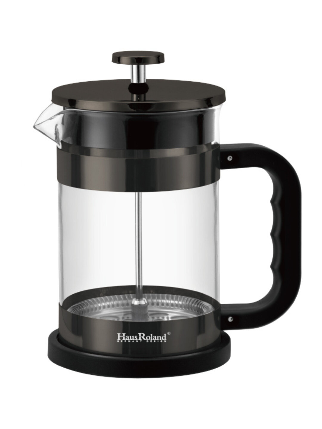Haus Roland френч-пресс для чая и кофе, 800 мл, золотой / чёрный - Черный